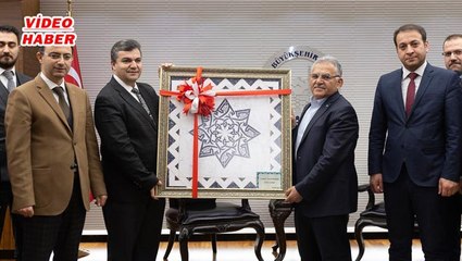 (13 Mart 2020) KAYMEK A.Ş.’DEN BAŞKAN BÜYÜKKILIÇ’A TIP BAYRAMI ZİYARETİ