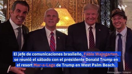 Trump se reunió con funcionario brasileño que dio positivo por coronavirus