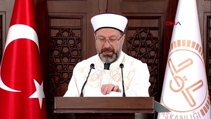 Diyanet İşleri Başkanı Ali Erbaş, koronavirüs nedeniyle basın toplantısı düzenledi -2