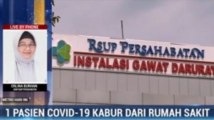 1 Pasien Positif Corona Melarikan Diri