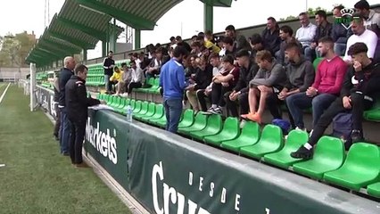 Charla a la cantera del Real Betis sobre el coronavirus.