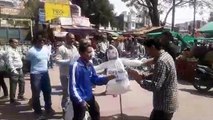 गरोठ: ब्लॉक कांग्रेस कमेटी ने किया ज्योतिराज सिंधिया का पुतला दहन