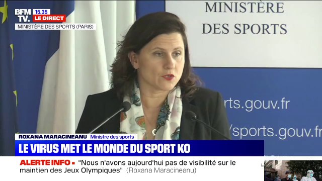 Roxana Maracineanu: Nous n'avons pas de visibilité sur le maintien des Jeux Olympiques