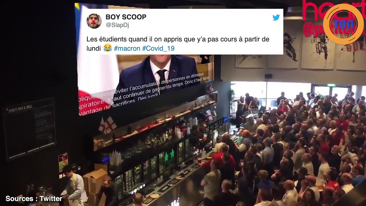 Coronavirus : les étudiants sont très heureux à l'annonce d'Emmanuel Macron !