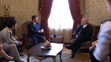 İmamoğlu ile John Malkovich'in görüşmesinde dikkat çeken koronavirüs önlemi