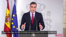 Pedro Sánchez decreta el estado de alarma para frenar el coronavirus
