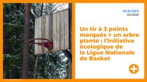 Un tir à 3 points marqués = un arbre planté : l'initiative écologique de la Ligue Nationale de Basket