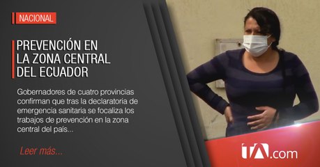 Trabajos de prevención en la zona central del país