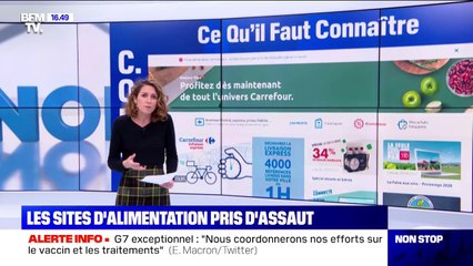 Coronavirus: les sites d'alimentation pris d'assaut après le discours d'Emmanuel Macron