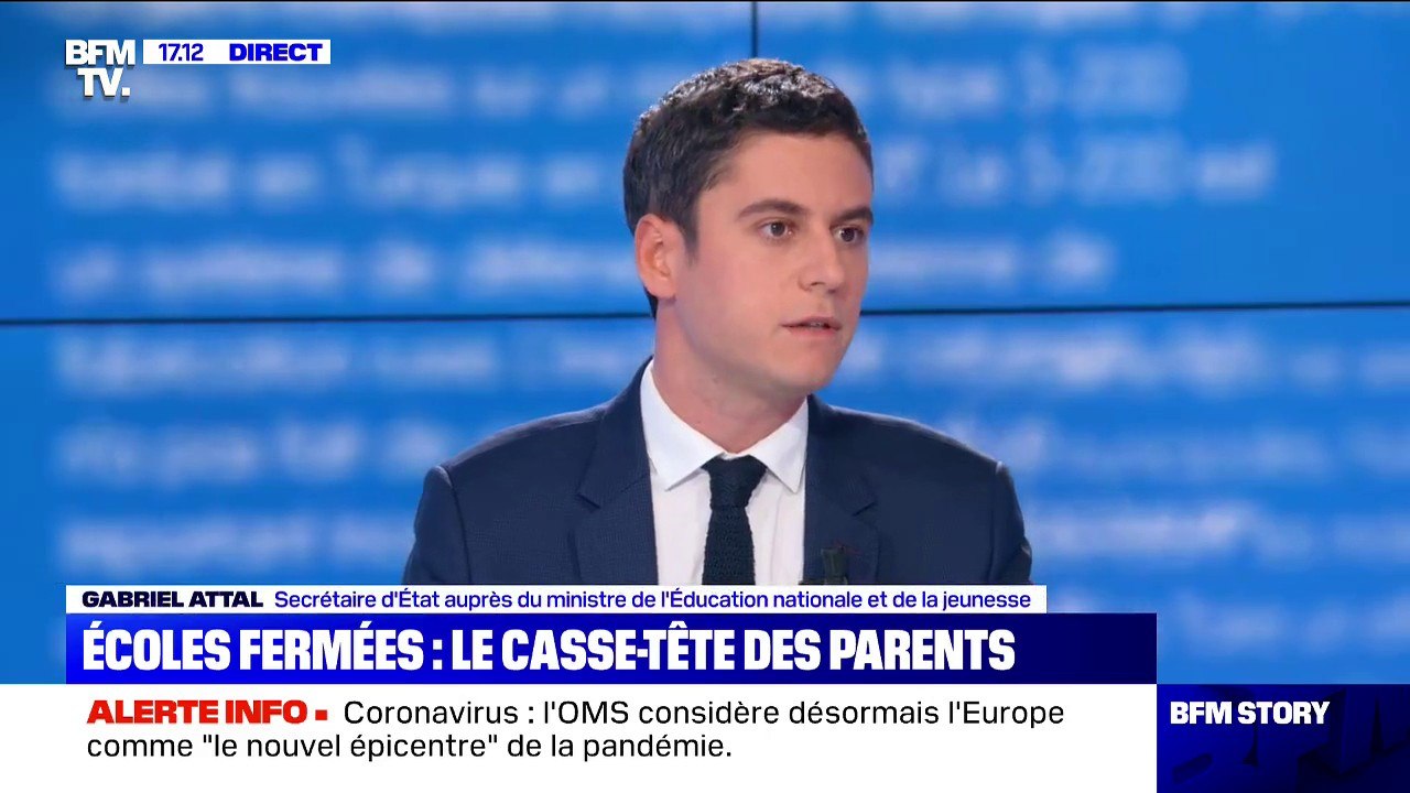 Gabriel Attal assure qu'il y aura "des prêts d'outils informatiques" pour les élèves français