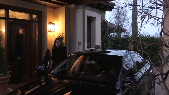 La princesa Leonor y la infanta Sofía salen hacia el colegio