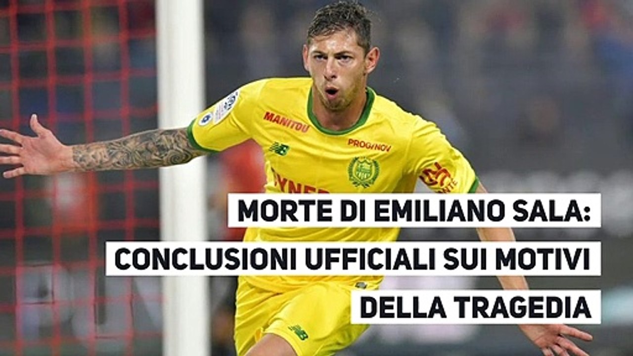 MORTE DI EMILIANO SALA: CONCLUSIONI UFFICIALI SUI MOTIVI DELLA TRAGEDIA