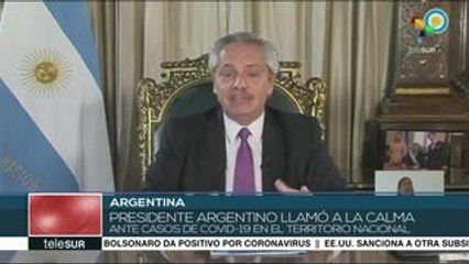 Argentina amplía emergencia sanitaria para combatir coronavirus
