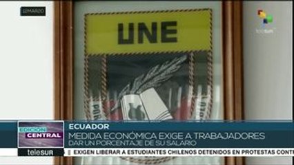 Tải video: Ecuador: UNE rechaza medidas económicas de Lenín Moreno