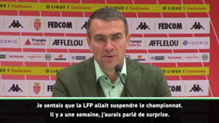 Coronavirus - Petrov : ''Tout suspendre, pas une surprise''