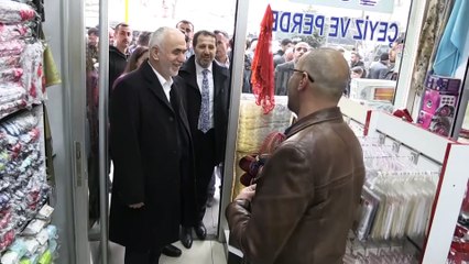 AK Parti heyetinden esnaf ziyareti - HAKKARİ