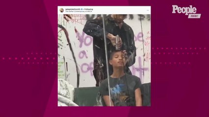 Willow Smith Has Head Shaved While Locked in Glass Box for 24-Hour Art Exhibit