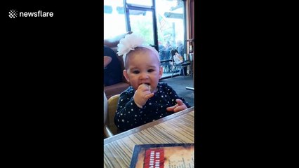 US baby has the BEST reaction to trying a lemon for the first time ever