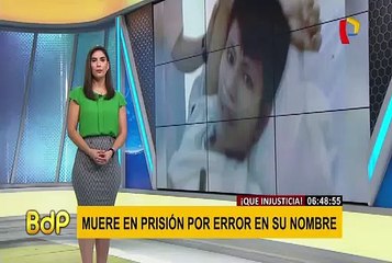 Moyobamba: joven indígena muere tras estar en prisión por un error de la justicia
