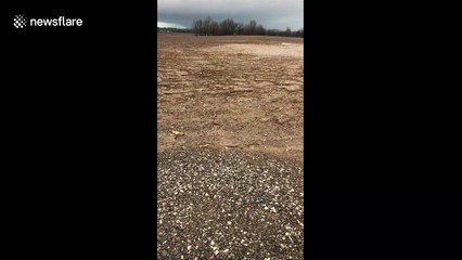 Wait for it... Kentucky man has extremely close encounter with lightning strike