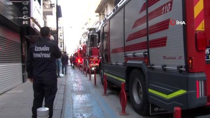 İZMİR) İzmir'de korkutan yangın