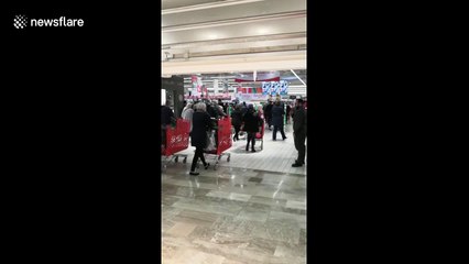 Panic buying in France following PM Macron's announcement to battle coronavirus