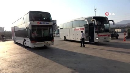 Bolu'da okulların tatili otogarda yoğunluk oluşturdu