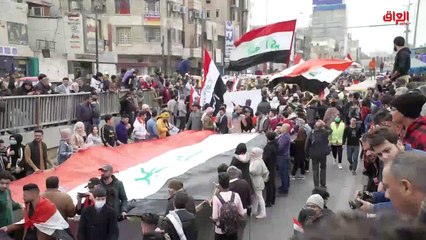 تقرير #حديث_بغداد  عن التظاهرات والدوام الدراسي