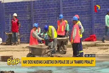 Instalan dos casetas más de peaje en autopista Ramiro Prialé para agilizar tránsito