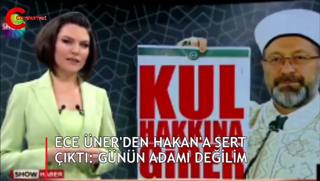 Ece Üner'den Ahmet Hakan'a: Ben günün adamı değil, hakikatın adamı olmaya çalışıyorum