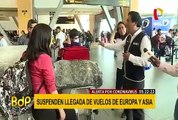 Viajeros preocupados tras cancelación de vuelos desde y hacia Europa