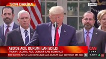 Trump ‘ulusal acil durum’ ilan etti!