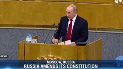 Russia Amends Its Constitution