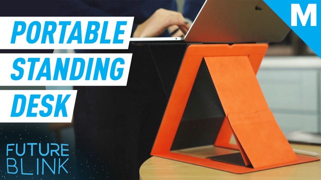 This portable standing desk is designed for professionals on the go — Future Blink