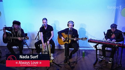 Nada Surf interprète "Inside of Love" sur Europe 1
