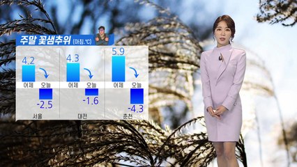 [날씨] 주말 한파특보 속 꽃샘추위, 중부 빗방울·눈 날림 / YTN