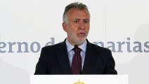 Rueda de prensa del presidente del Gobierno de Canarias, Ángel Víctor Torres