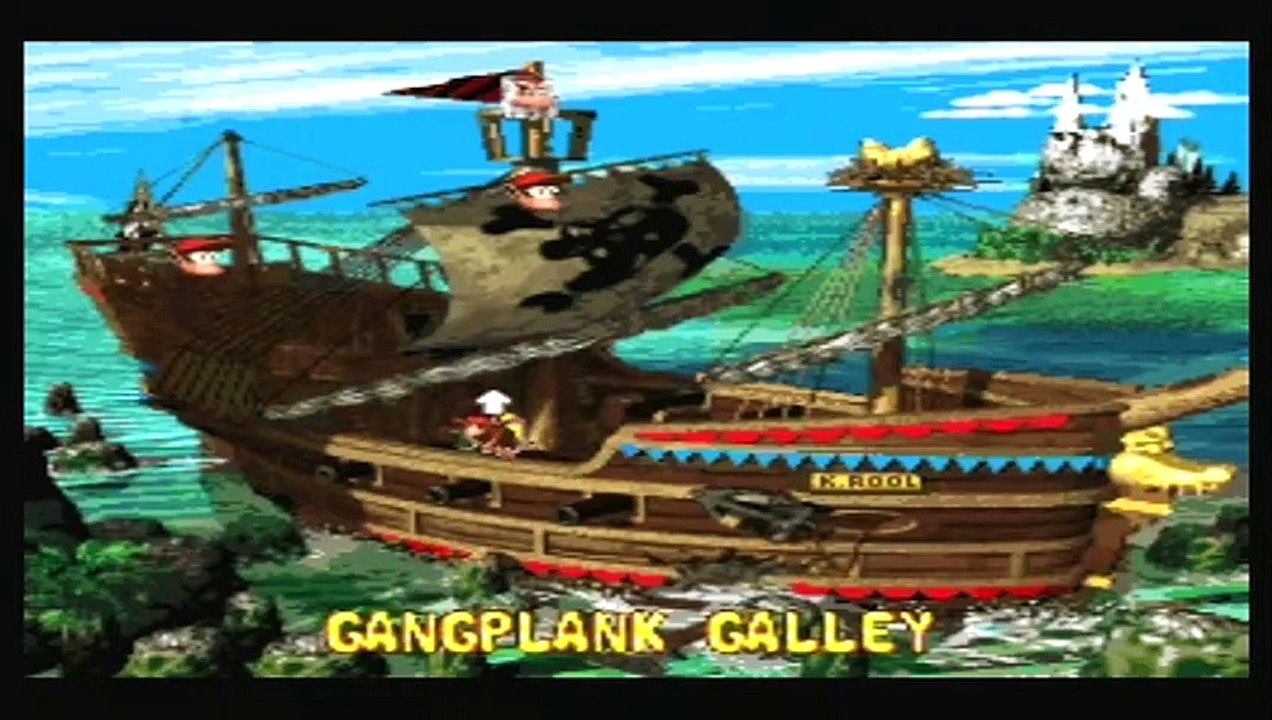 Donkey Kong Country 2 Part3 Gangplank Galley