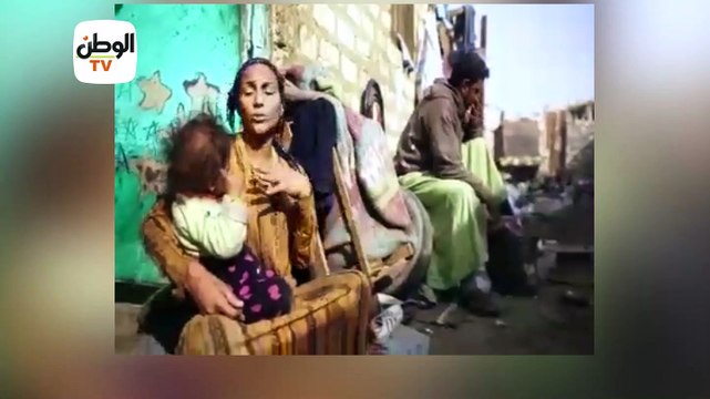 أهالي الزرايب يناشدون السيسي لمساعدتهم قبل انهيار عقار