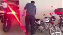 İzmir'den çalınan motosiklet Manisa'da bulundu