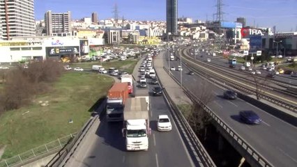 İstanbul'da korona virüs tatili trafiği