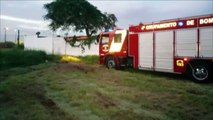 Após fumaça ser avistada, bombeiros são chamados em imóvel no Pioneiros Catarinenses