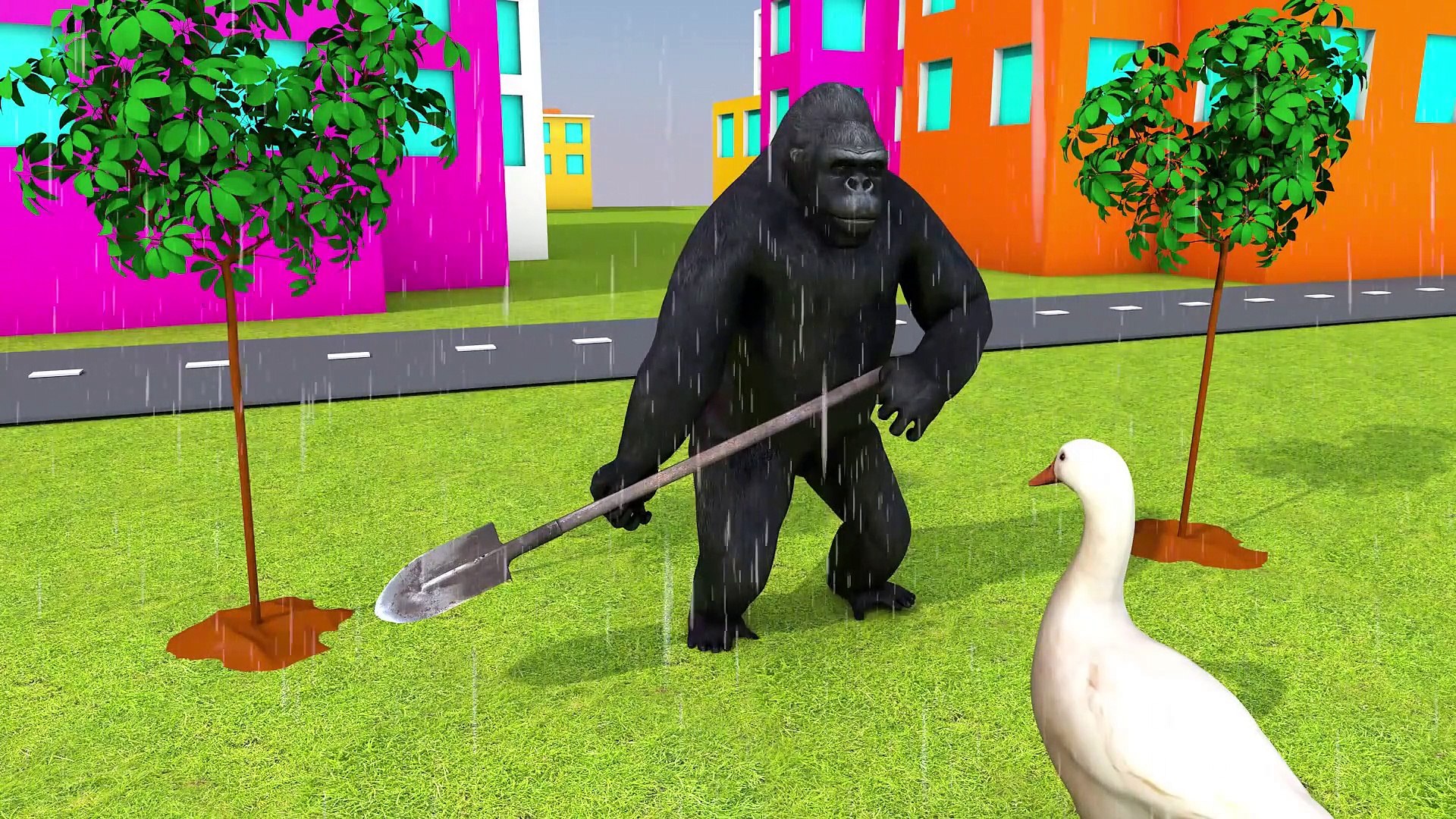 Gorilla and Ducks Video for Kids - video Dailymotion
