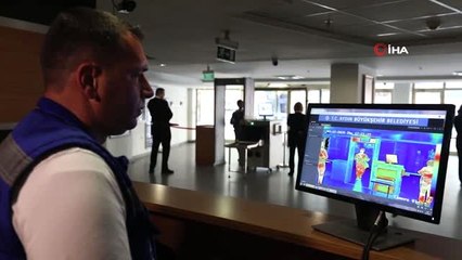 Aydın'da koronavirüse termal kameralı önlem