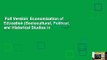 Full Version  Economization of Education (Sociocultural, Political, and Historical Studies in