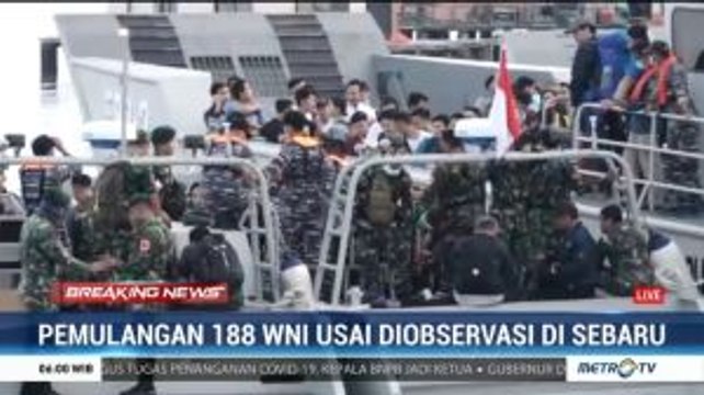 Selesai Observasi, 188 ABK World Dream Dipulangkan dari Pulau Sebaru