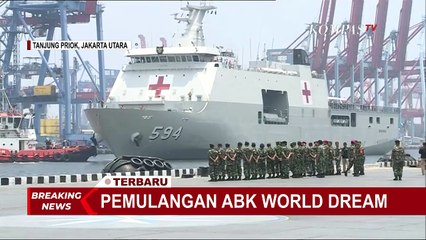 Detik-detik ABK World Dream Tiba di Pelabuhan Kolinlamil