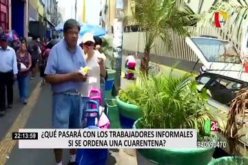 PEA que labora informalmente en riesgo de contagiarse de coronavirus