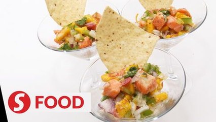 Retro Recipe: Salmon ceviche