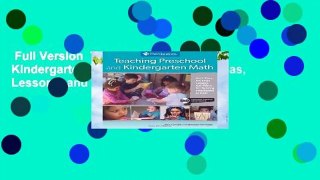 Full Version  Teaching Preschool and Kindergarten Math: More Than 175 Ideas, Lessons, and Videos